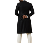 Classic Black Achkan for Men | Elegant Ethnic Wear | Jaipurio